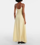 Leset Ari crêpe maxi dress