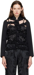Comme des Garçons Comme des Garçons Black Cutout Blazer