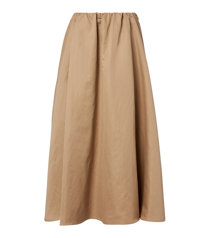 Photo: Brunello Cucinelli Cotton-blend midi skirt