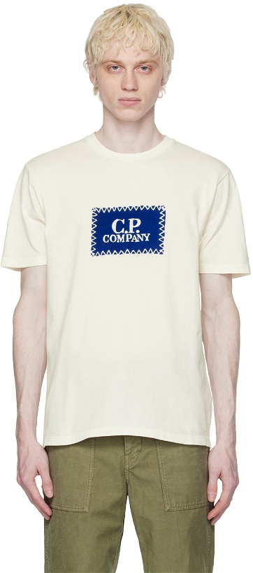 Photo: C.P. Company White Crewneck T-Shirt