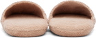 Versace Taupe 'I Heart Baroque' Slippers
