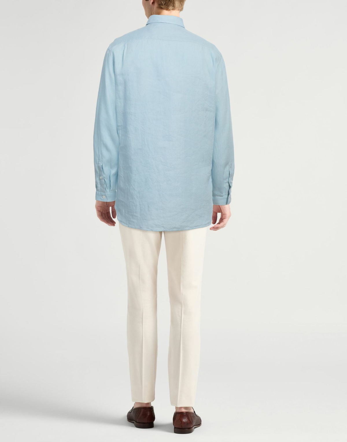 Lardini Mens Shirt Sky in Blue