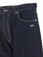 Off-White Off Embroidered Skate Jeans