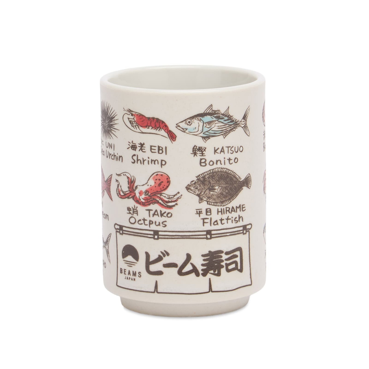 BEAMS JAPAN Fish Sushi Cup in White 