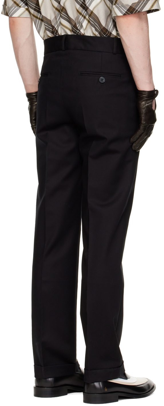 Men's Black Cuffed Cargo Pants | boohoo