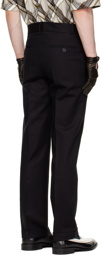 Ernest W. Baker SSENSE Exclusive Black Cuffed Trousers