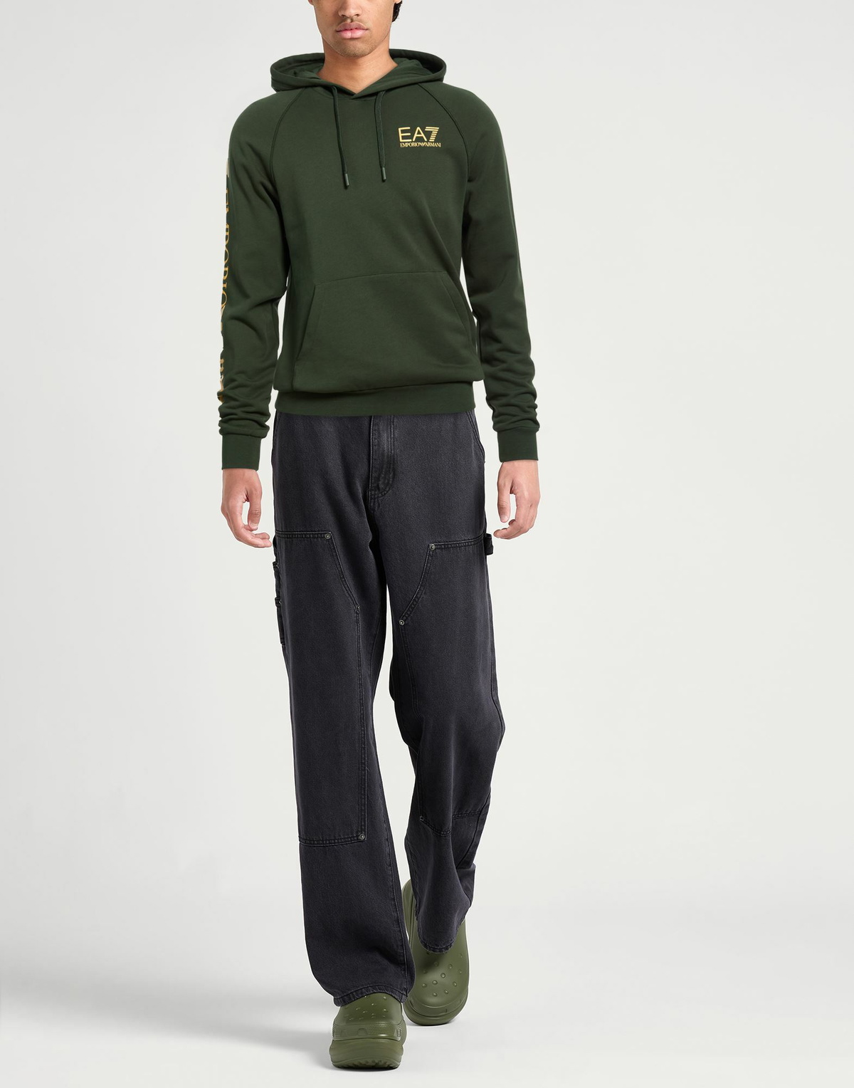 Ea7 Mens Sweatshirt in Green