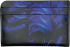 Dries Van Noten Black & Navy Leather Card Holder