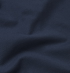 PS Paul Smith - Contrast-Tipped Cotton-Piqué Polo Shirt - Blue