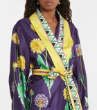 Dolce&Gabbana - Printed silk robe