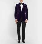 Ralph Lauren Purple Label - White Wing-Collar Bib-Front Double-Cuff Cotton Tuxedo Shirt - White