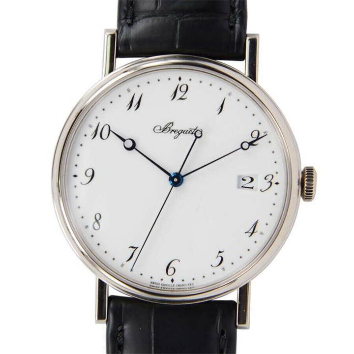 Photo: Breguet Classique White Dial 18 Carat White Gold Automatic Mens Watch 5177BB/29/9V6