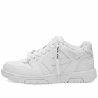 Off-White Men's Out Of Office Leather Sneakers in White