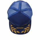 Rhude Men's Doubler Hat in Cobalt Blue