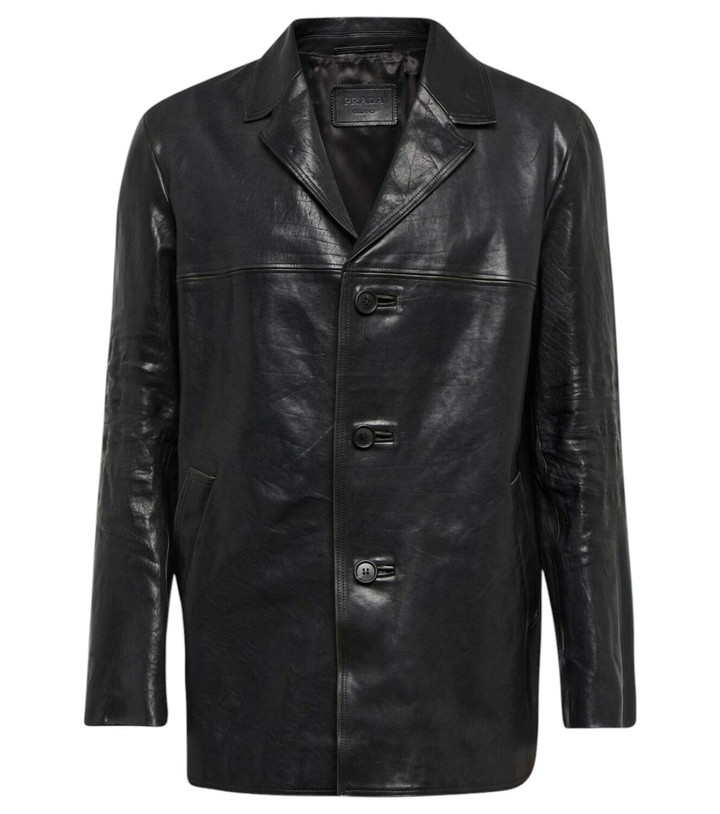 Photo: Prada Tailored leather jacket