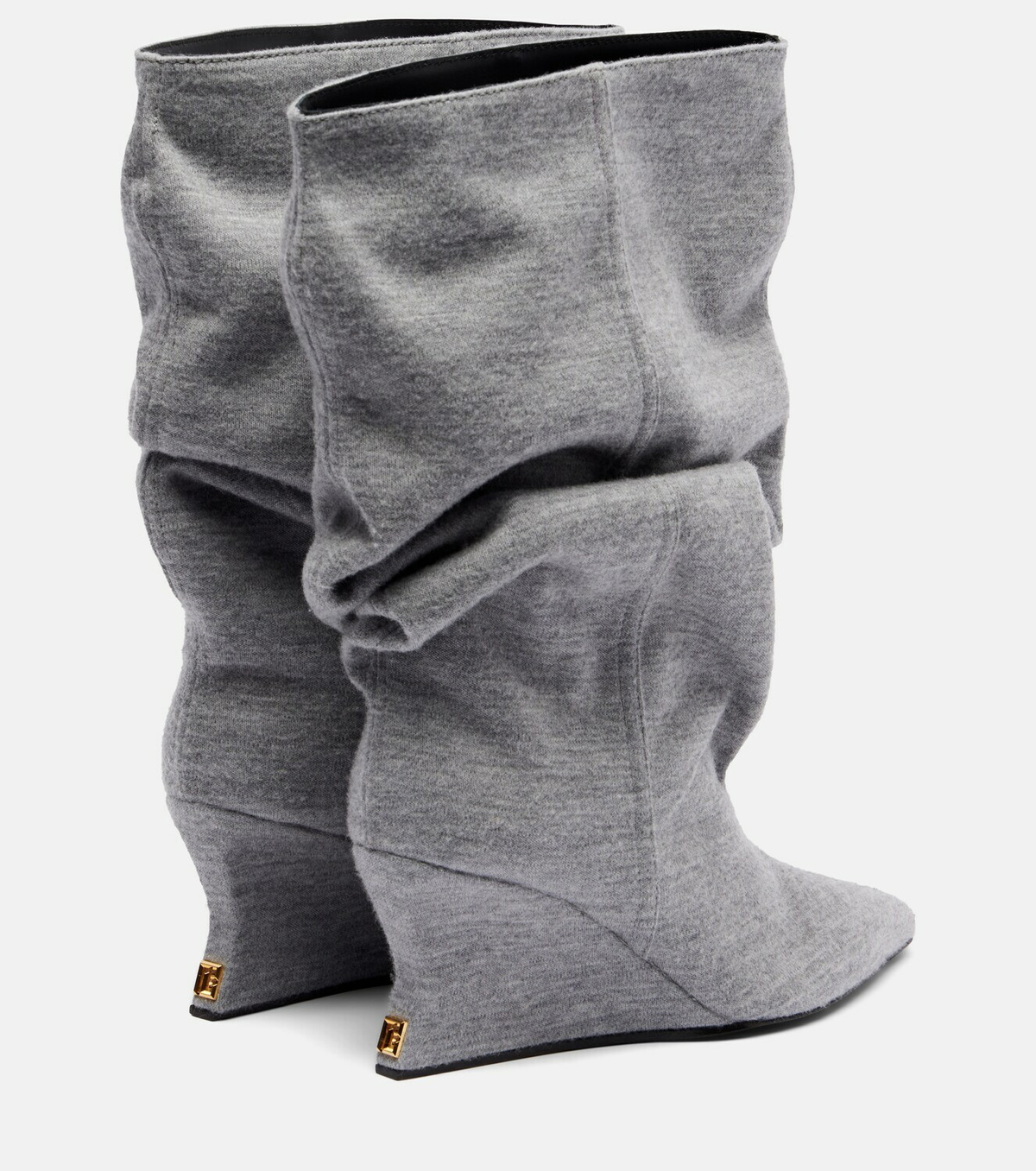 Balmain Draped ankle boots