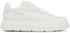 Alexander Wang White Puff Pebble Leather Sneakers