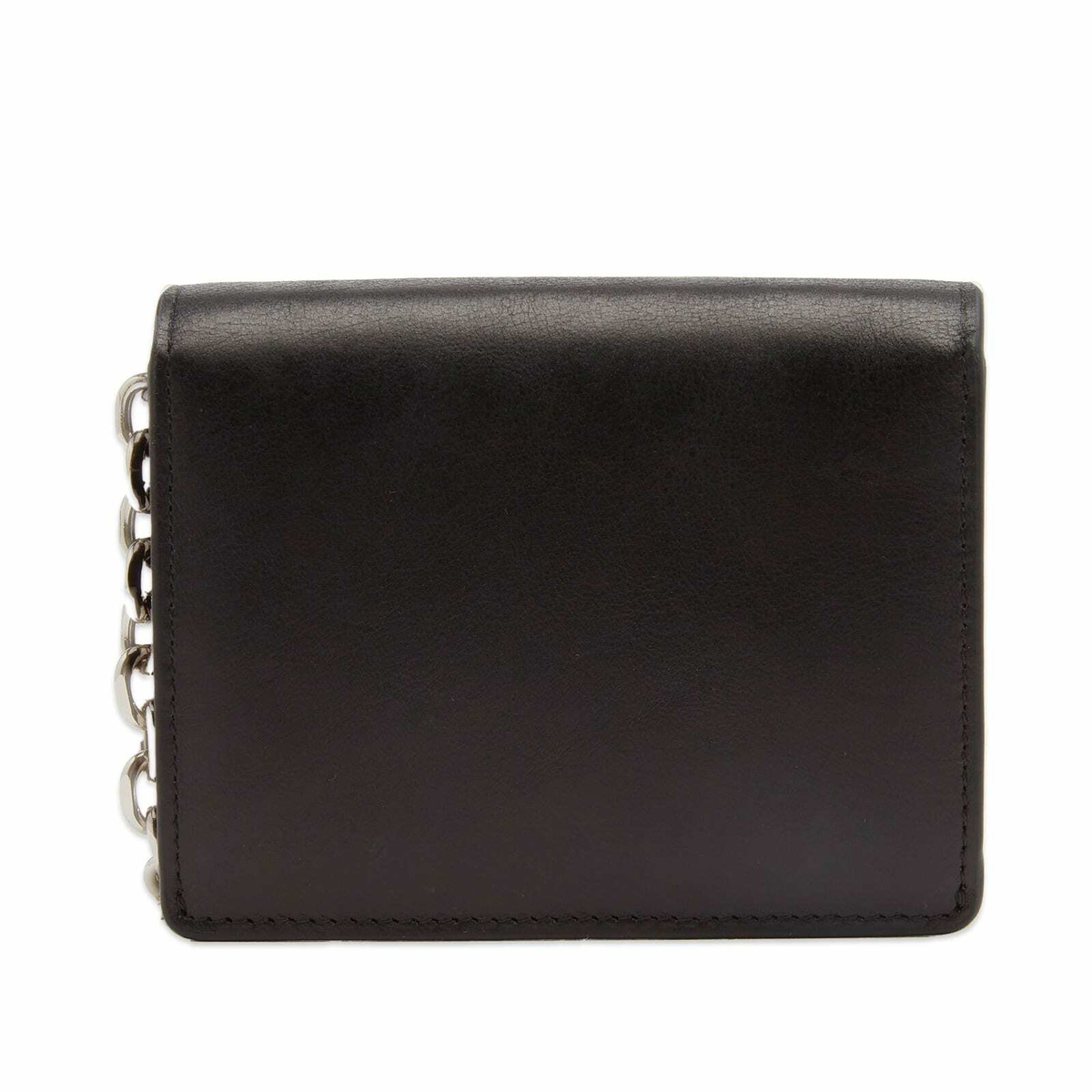 Dime Men's Chain Leather Wallet in Black Dime