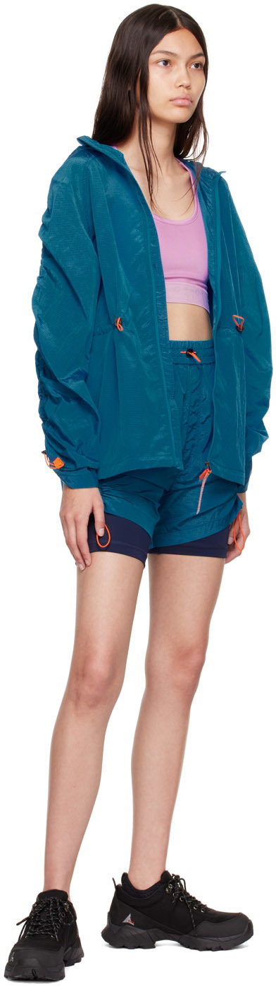 OTTI Blue Nylon Sport Shorts