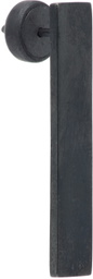 Parts of Four Black Plate Single Earring