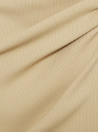 TOTEME - One-shoulder Ribbed Viscose Midi Dress