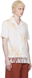 Bode White Soleil Shirt