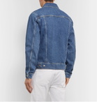 Sandro - Slim-Fit Denim Jacket - Blue