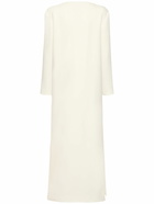 VALENTINO - Cady Couture V-neck Long Dress