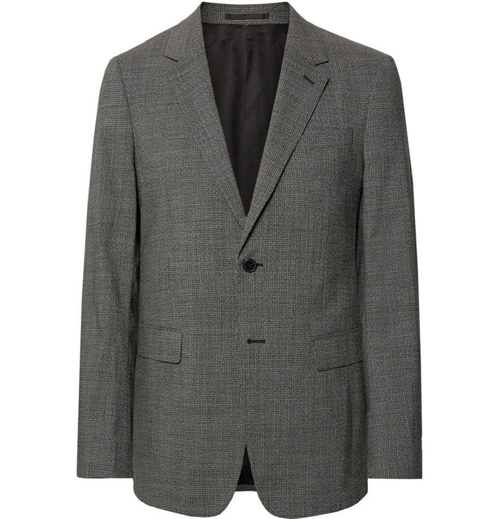 Photo: Theory - Black Chambers Slim-Fit Stretch-Wool Suit Jacket - Gray