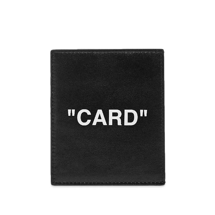 Photo: Off-White "QUOTE" Card Holder