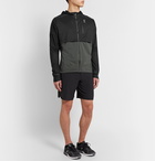 On - Weather Colour-Block Micro-Ripstop Hooded Jacket - Black