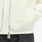Jil Sander+ Men's Jil Sander Plus Reversible Sherpa Vest in Eggshell