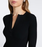 Simkhai Genna ribbed-knit midi dress