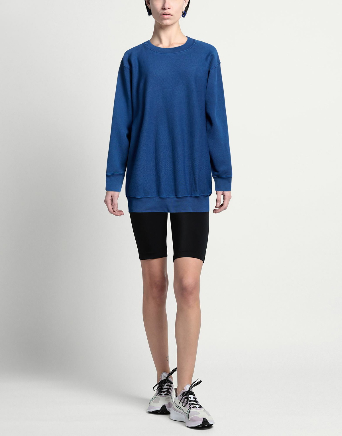 Les Tien Womens Sweatshirt in Blue
