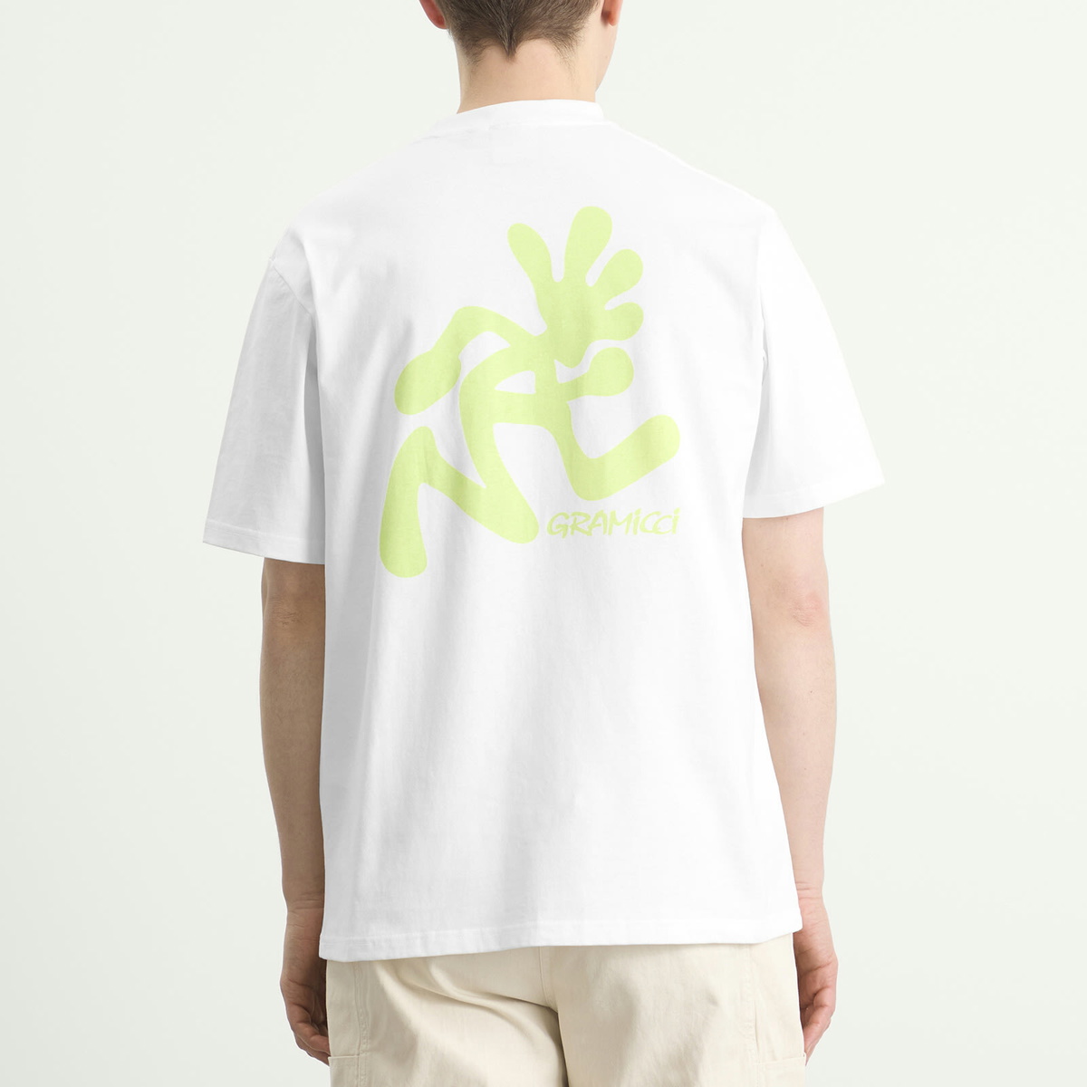 Gramicci Men's Running Man T-Shirt in White