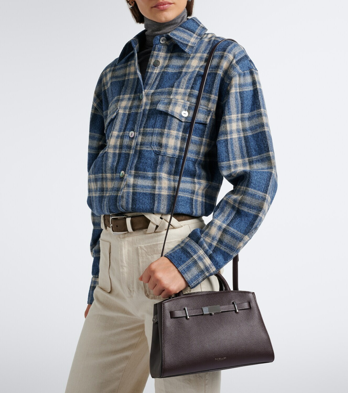 DeMellier Hudson Small leather top-handle bag