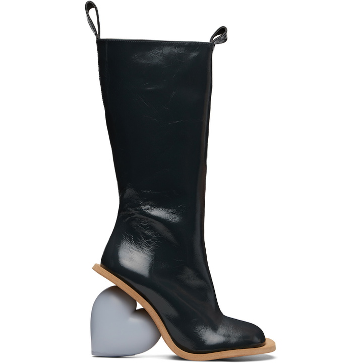 Photo: YUME YUME Gray Love Tall Boots