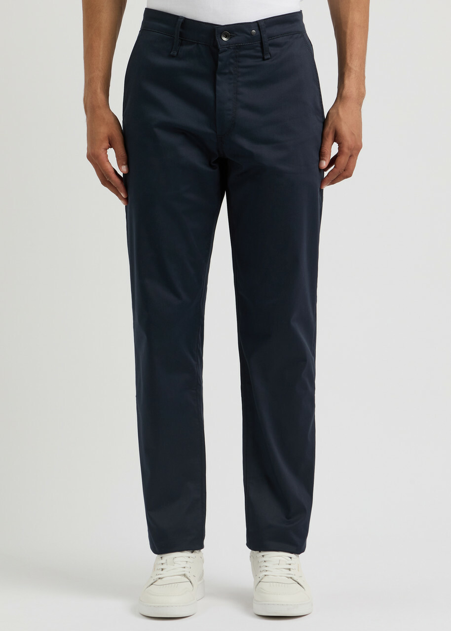 Rag & Bone Standard Cotton-blend Chinos Navy