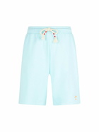 MC2 Saint Barth Man Water Green Cotton Bermuda