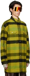 Rick Owens Green Oversized Jacket