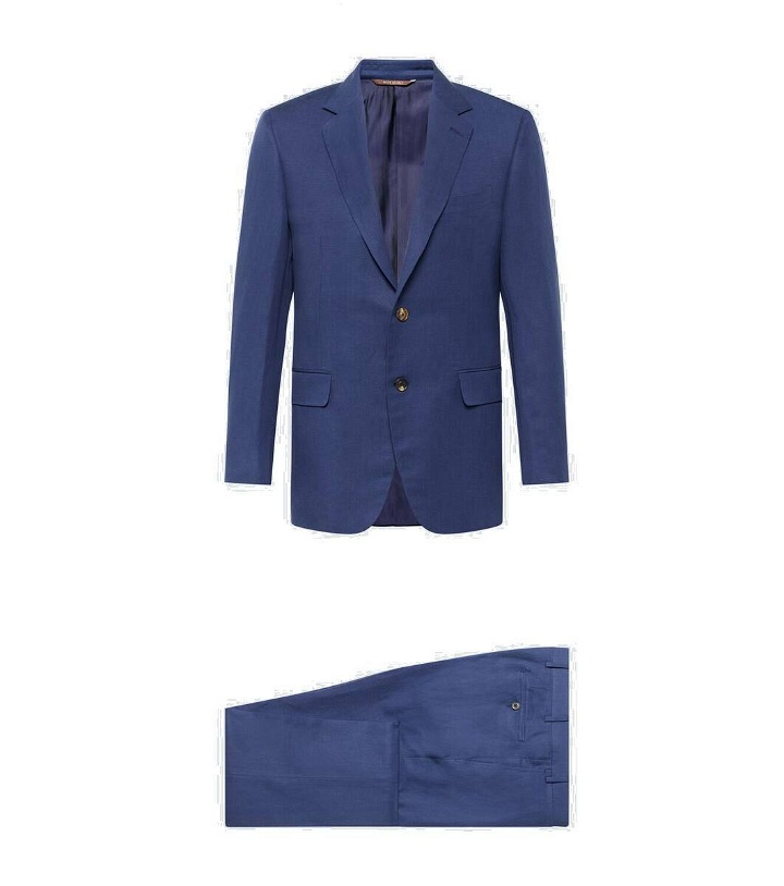 Photo: Canali Single-breasted linen and silk suit