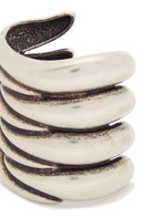 Khaite Cyclone Antique Sculpted Palladium-plated Cuff - Silver - One Size