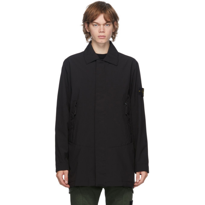 Photo: Stone Island Black PrimaLoft® Soft Shell-R Coat