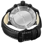 Zeno Chronograph Black Dial Black Leather Strap Mens Watch 6221-8040-BK-A1
