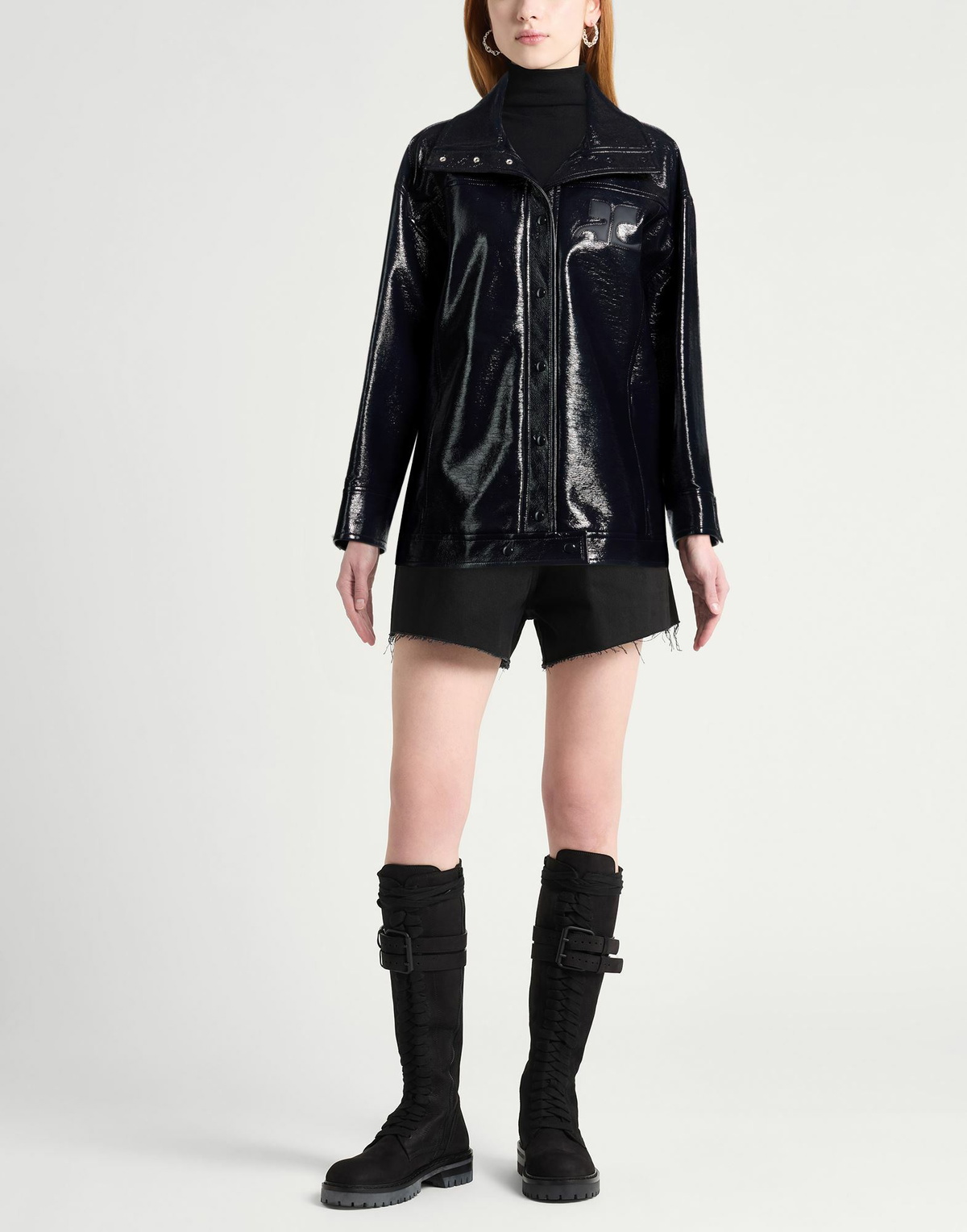 Courrèges Womens Jacket Midnight in Blue