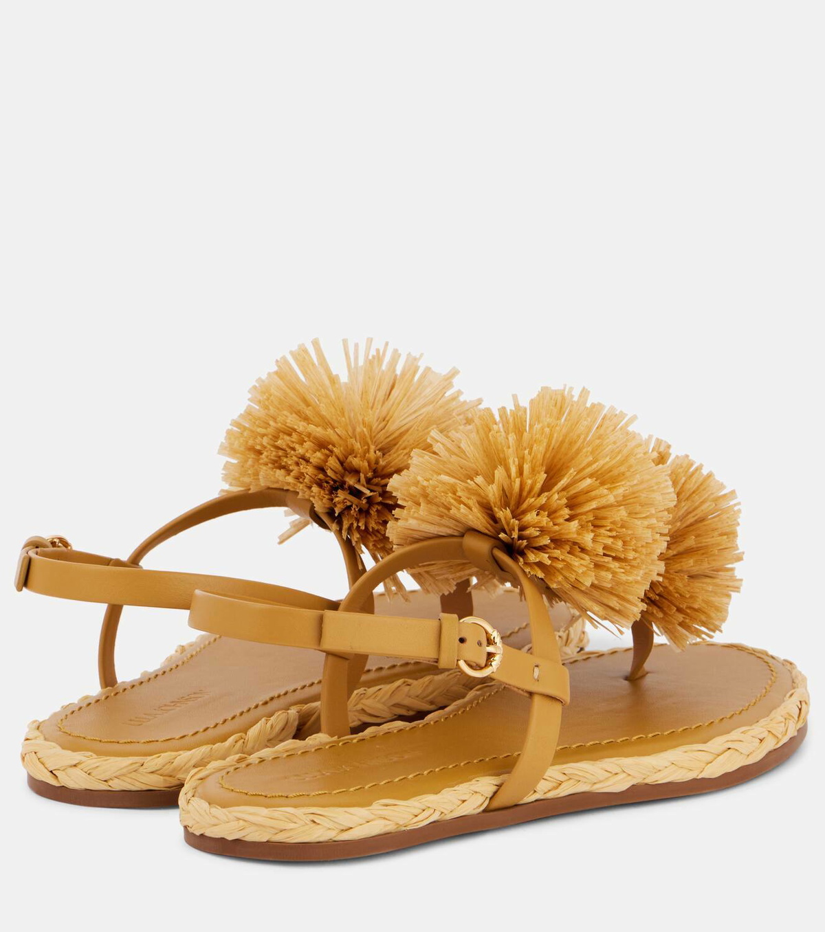 Ulla Johnson Appliqué leather espadrille sandals