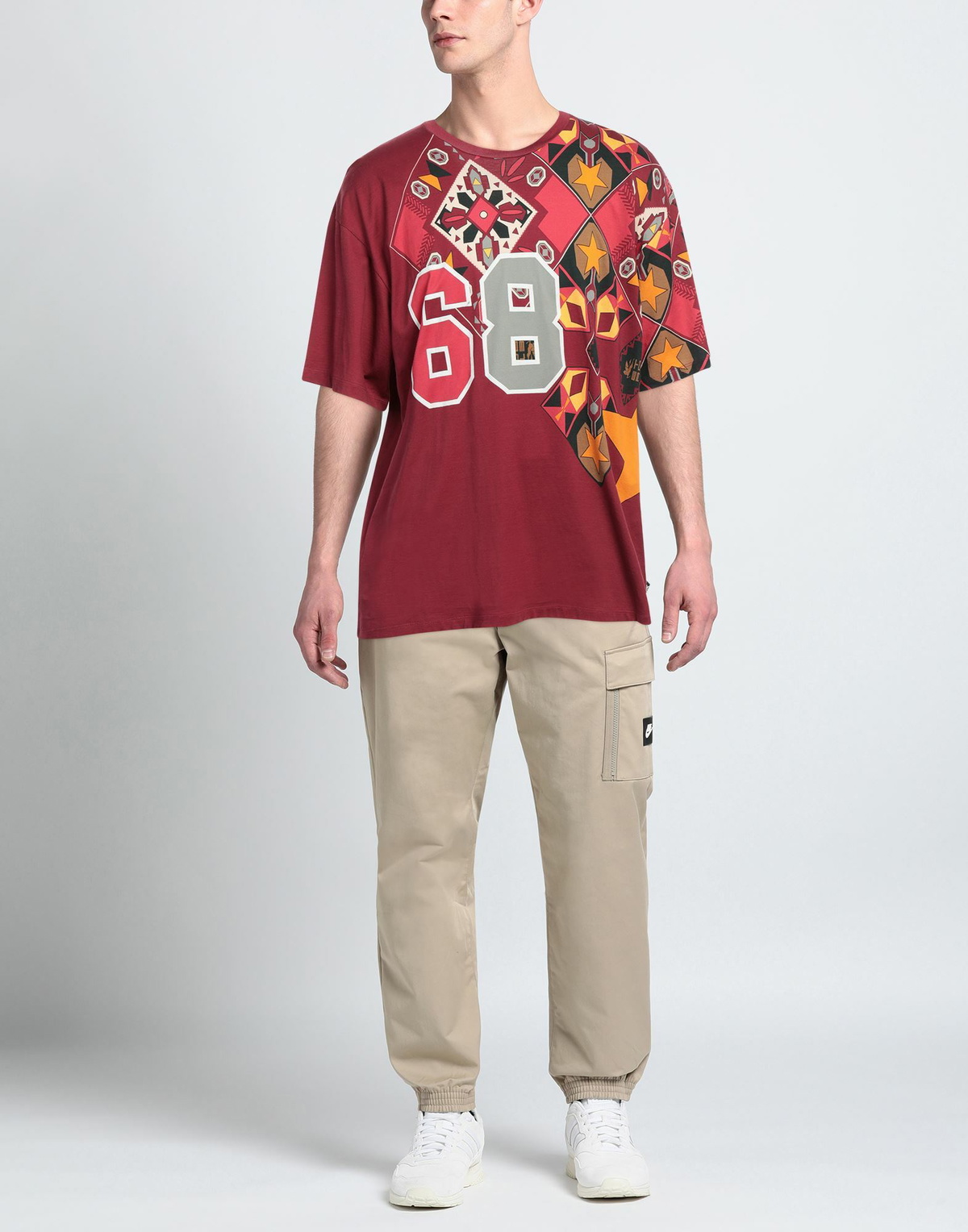 Etro Mens T-shirt Burgundy