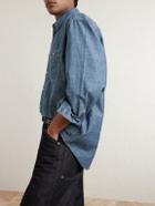 FrizmWORKS - Kuroki Cotton-Chambray Shirt - Blue