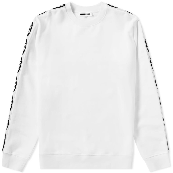 Photo: McQ Alexander McQueen Taped Crew Sweat Optic White