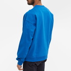 Versace Men's Bold Logo Crew Sweat in Blue/White